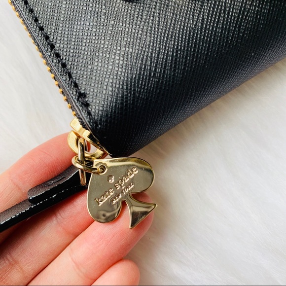 KATE SPADE NEDA JAZZ THINGS UP CAT WALLET BLACK - Picture 8 of 8